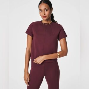 SPANX The Perfect Short Sleeve Crew Neck Top